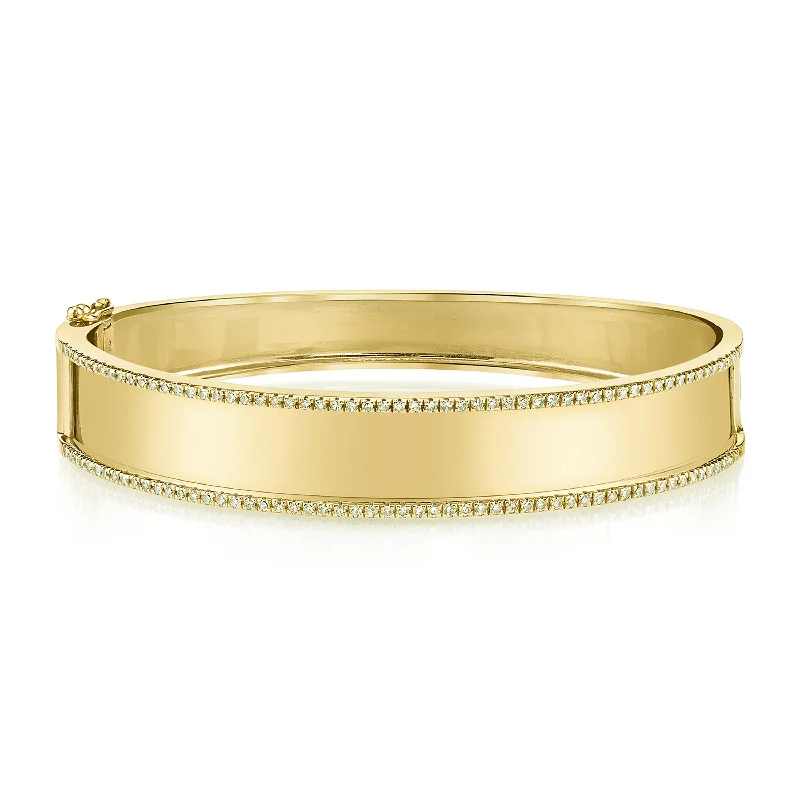 Women’s eco-friendly bangles-READY TO SHIP NAMEPLATE BANGLE