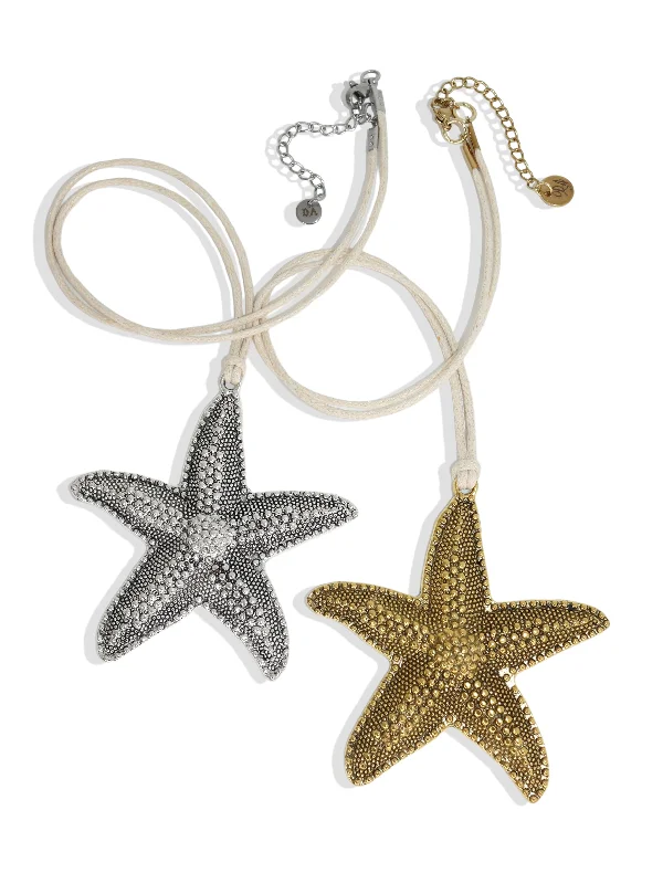 Classic gold necklaces for women-Kala Star Necklace