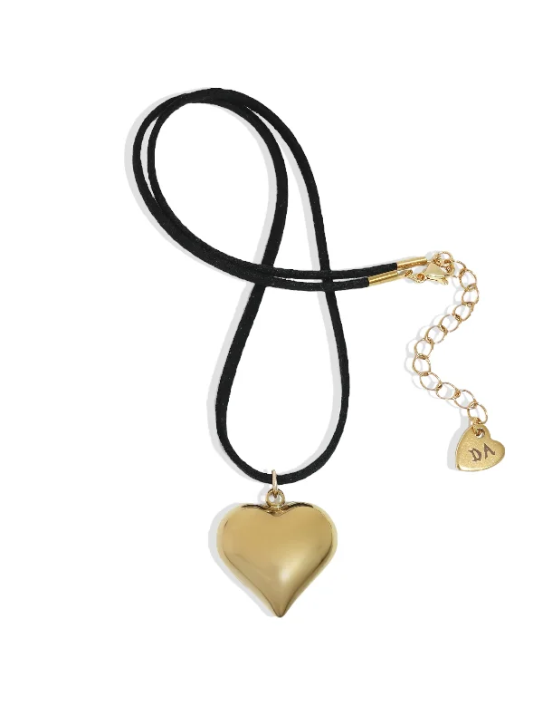 Diamond pendant necklaces for women-Isabel Heart Necklace