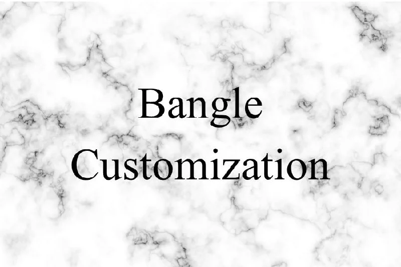 Women’s charm bracelets-Bangle Customization