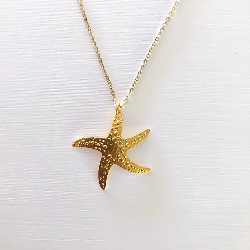 Women’s necklaces with zodiac signs-Dancing Starfish Necklace