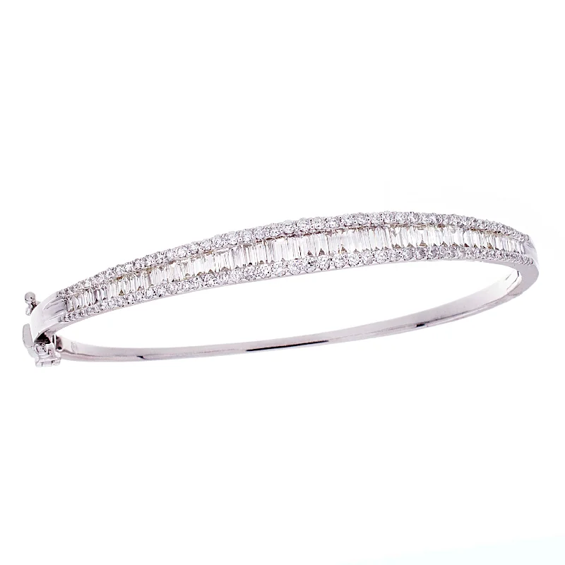 Women’s crystal-encrusted bangles-Diamond Bangle - BDB1370