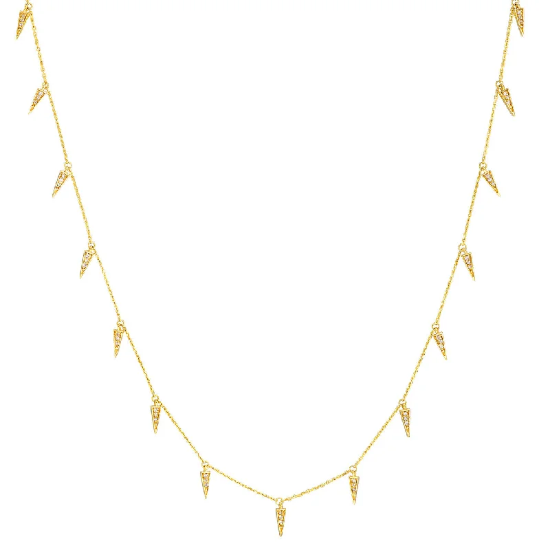 Women’s statement necklaces-Remi Spear Drop Necklace