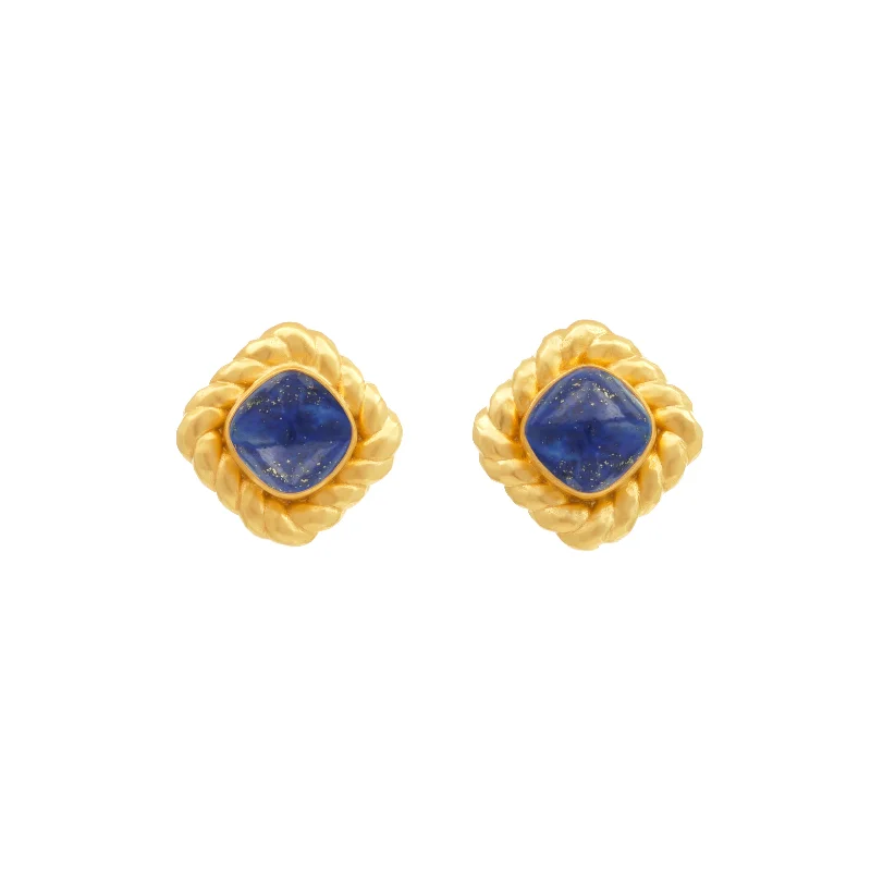 Custom women’s earrings-Antonia Earrings Lapis