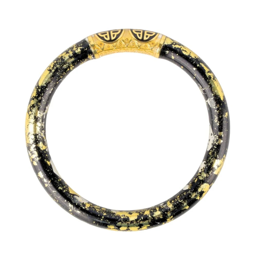 Women’s bridal bangles-BuDhaGirl | KOI Noir Tzubbie All Weather Bangle