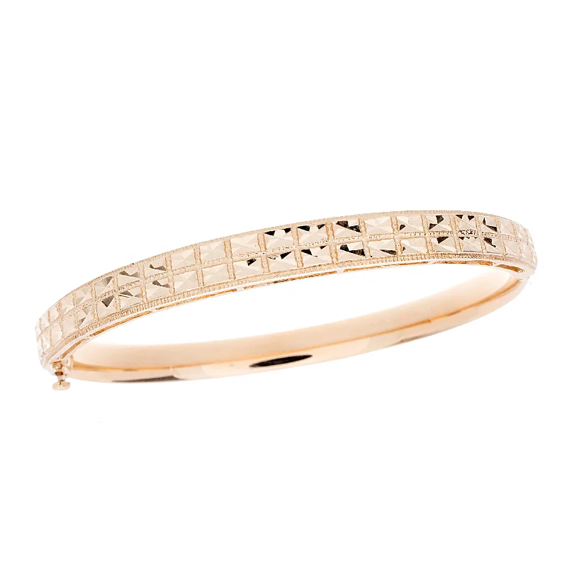 Women’s silver tennis bracelets-Gold Bangle