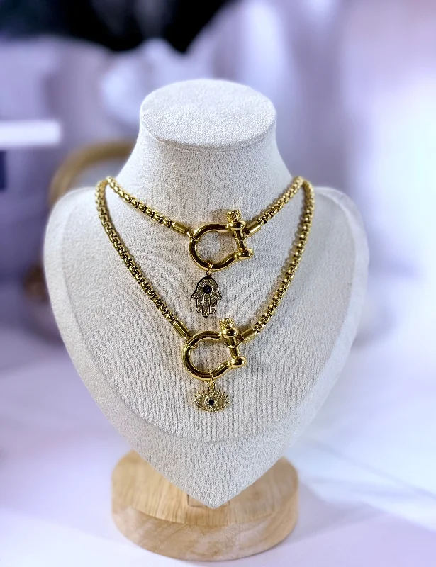 Trendy pearl necklaces for women-Connection Necklace