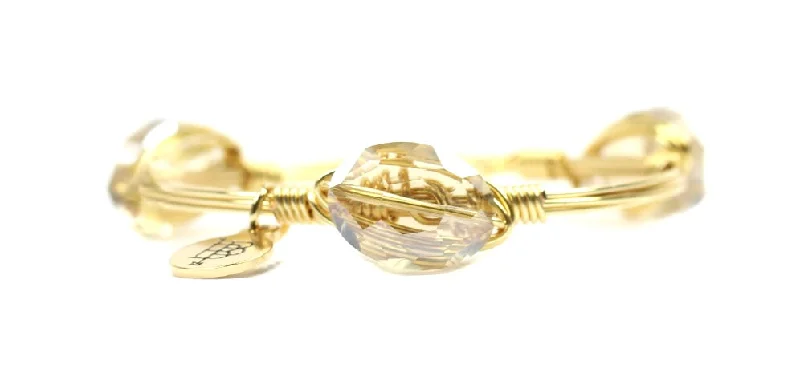 Women’s luxury diamond bracelets-Kids' Champagne Bangle