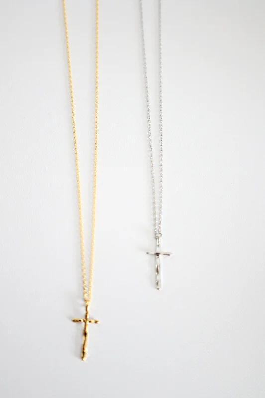 Luxury necklaces for women-Jess Cross Necklace