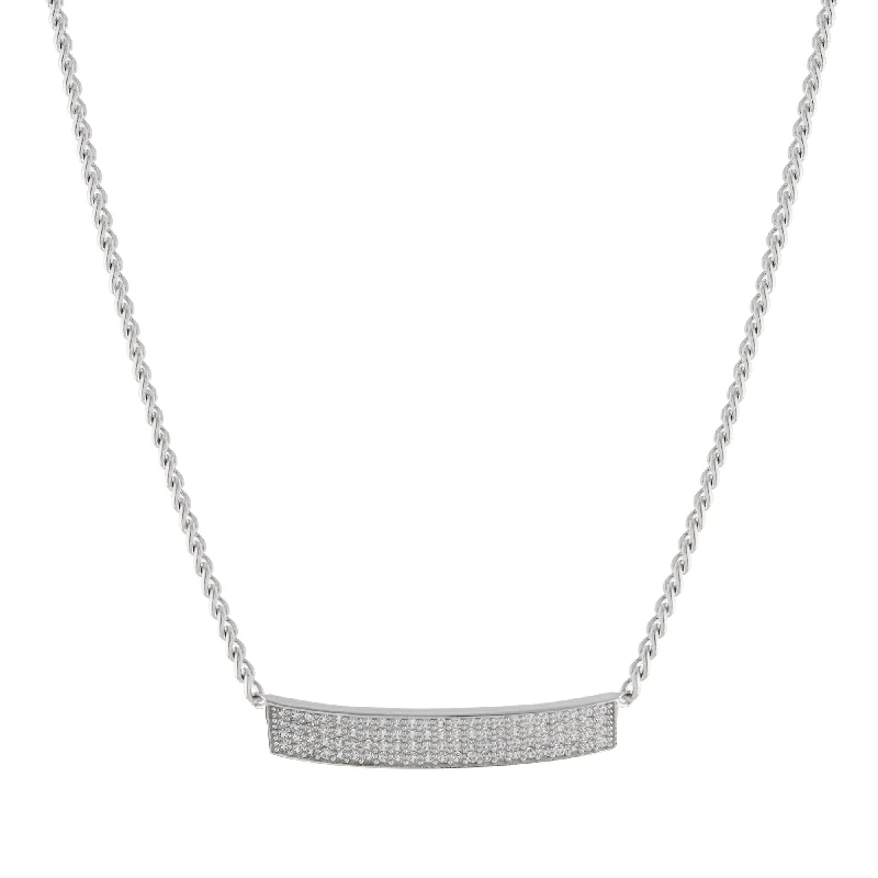 Women’s pearl and diamond necklaces-Frost ID Choker