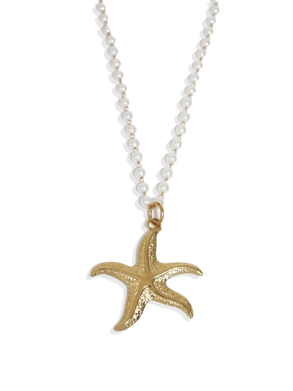 Women’s necklace chains-Cora Star Necklace