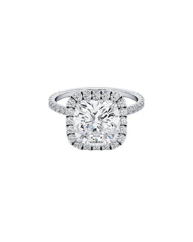 Women’s art deco engagement rings-3 Carat F Color Vs2 Certified Engagement Ring