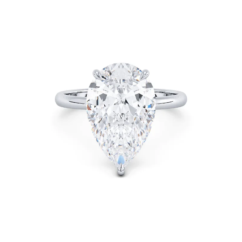 Engagement rings with platinum bands-5.00 Carat Certified Engagement Ring Certified