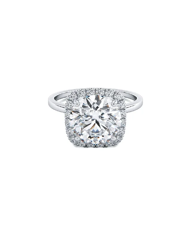 Women’s princess cut engagement rings-Certified 2 Carat F Color Vs2 In Clarity Engagement Ring