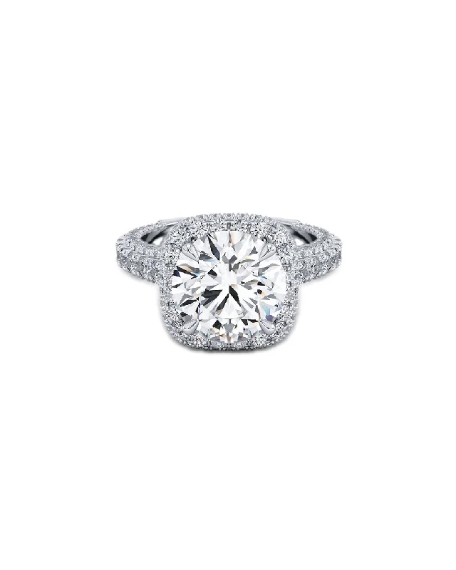 Engagement rings with pear-shaped diamonds-3 Carat F Color Vs2 Certified Engagement Ring