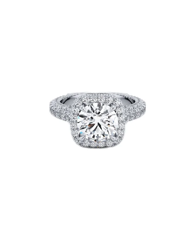 Custom-designed engagement rings-Certified 1-Carat Engagement Ring, F Vs2